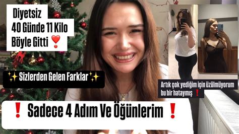 3 Ayda 19 Kilo Nasıl Verdim ? Bu 4 Adımla diyete ihtiyacın.
